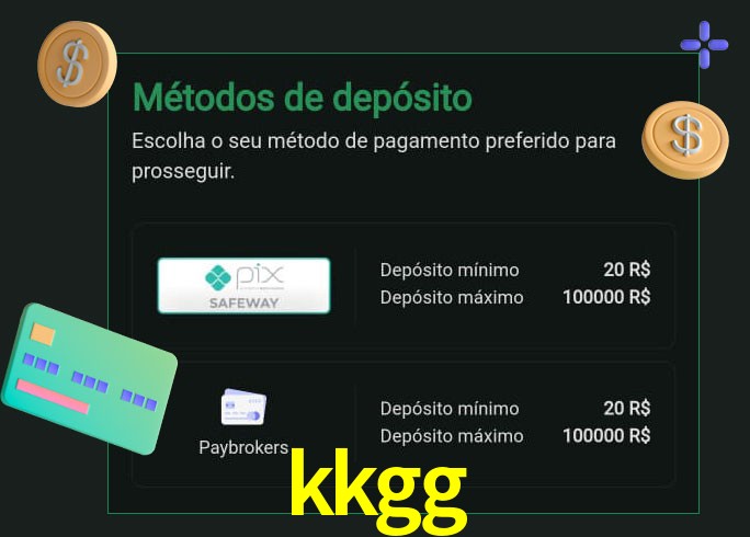 O cassino kkgg oferece uma grande variedade de métodos de pagamento
